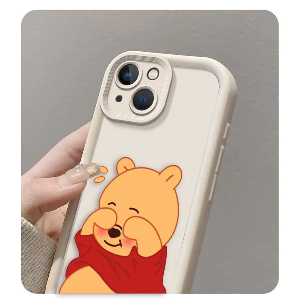 Disney Winnie The Pooh Bär Telefon Fall Für MOTO G9 G24 G32 G34 G35 G52 G53 G54 G60 G75 G84 G85 E22 E32 E40 EDGE 40 50 60E Fall