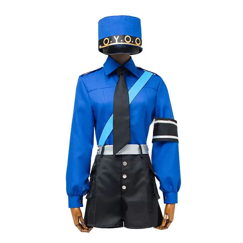 

Anime Cosplay Lavenza Cosplay Costume p 5 Top Shorts Hat Halloween Justine Party Sets Costumes
