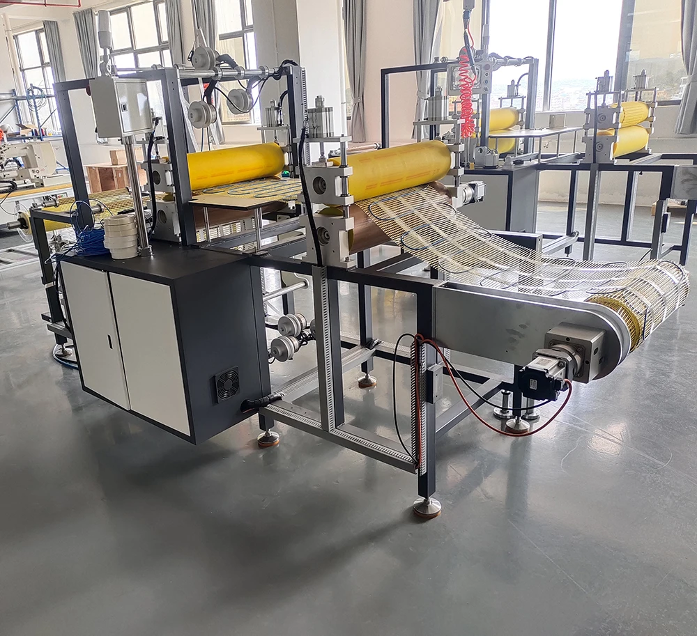 Máquina de piso radiante de piso radiante totalmente automática com motor central e componentes de engrenagem