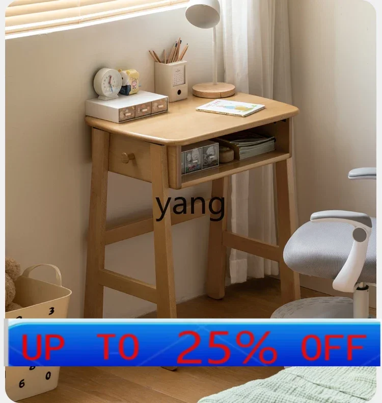 

Lhh Wood Study Table Primary and Secondary School Students Writing Desk School Desk and Chair Suit Small Apartment Home Desk