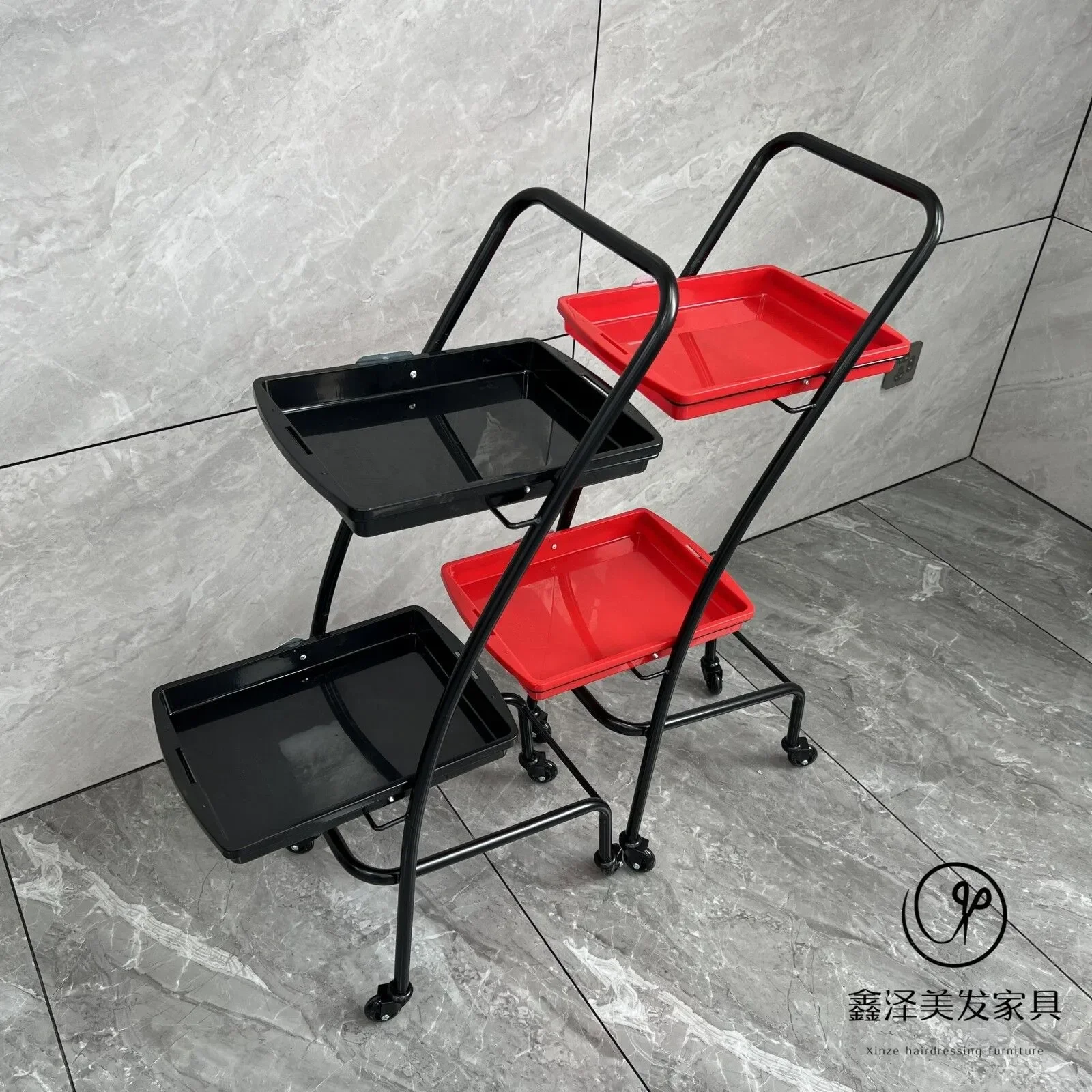 

Красная тележка для салона, специальная эстетичная маленькая тележка для красоты, парикмахерской, Carrello Per Salone Di Bellezza, мебель, простая тележка