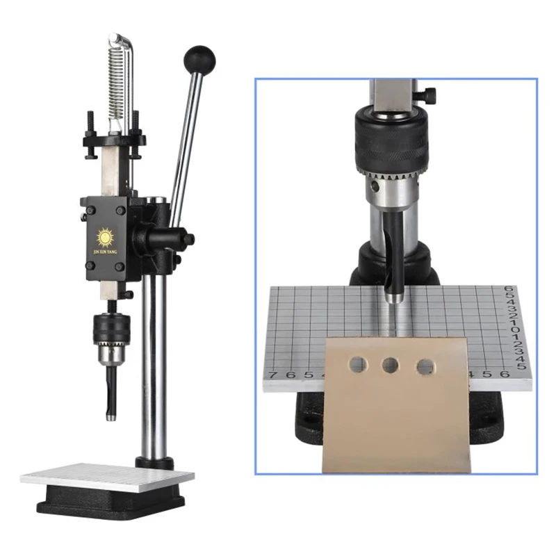 Small Manual Press Stamping Machine Hand-Punch Die-Cutting Machine Punching Silent Diamond Cutting Machine Graduated Plate