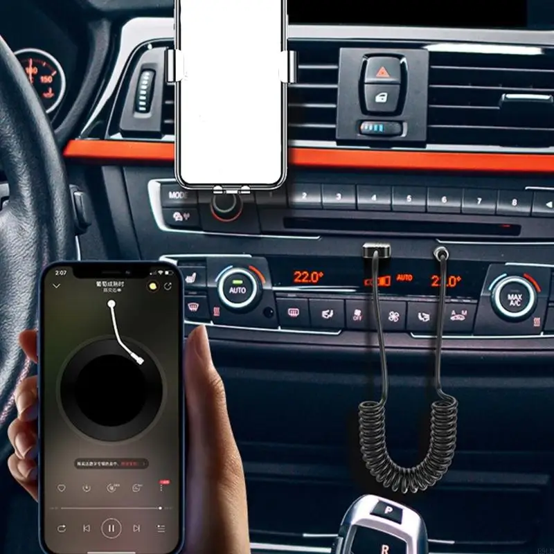 2025 Новый USB-совместимый с приемник для автомобиля 3,5 мм адаптера 3,5 мм преобразует автомобиль и домашний слуховой