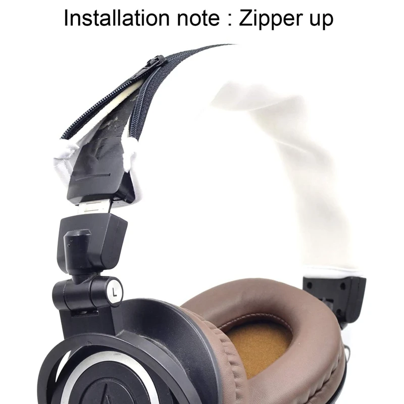 Headband Protector para MSR7 Headphone, Cinza Almofada Substituição Capa, M20, M30, M40, M40X, M50X, SX1
