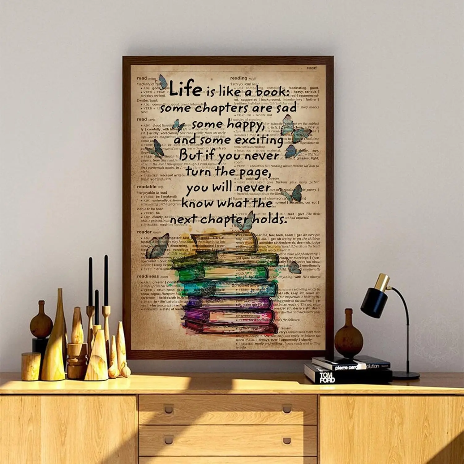 Vintage Metal Tin Sign Life is Like A Book Poster, Book Posters, Bookish Gifts, Classroom Decor, Reading Decor, Reading Boo sign