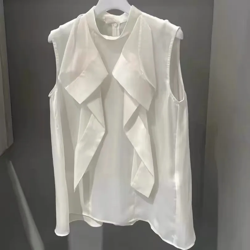 

Spring/Summer 2025 new sleeveless shirts, irregular tops for women t-shirts y2k