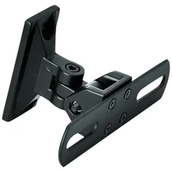 Horizontal Rotation Speaker Stand Vertical Adjustment Zinc Alloy Wall Mount Bracket Bookshelf Speaker Shelf Center Channel