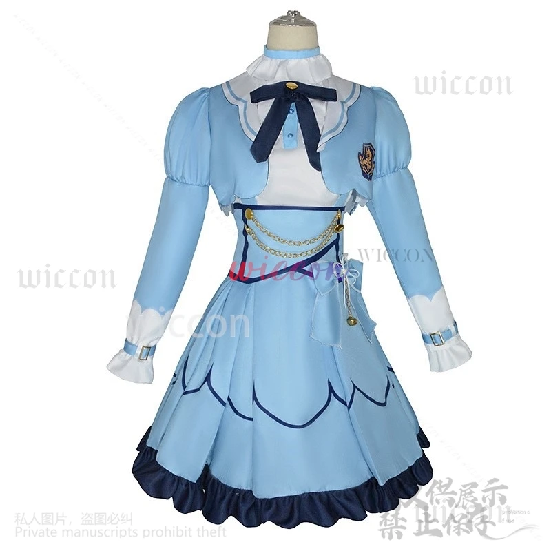 Anime YouTuber VTuber NIJISANJI Vliver Cosplay Amamiya Kokoro Costume Lolita Dress Wig Sexy Lovely Suit For Girls Customized