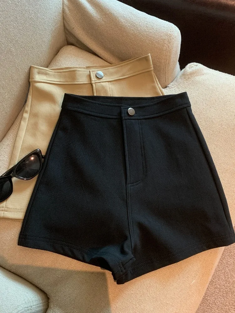 Fashionable High-Waist A-Line Casual Pants Elastic Slimming Summer New Style Trendy Design Sensation Spicy Girl Short Shorts