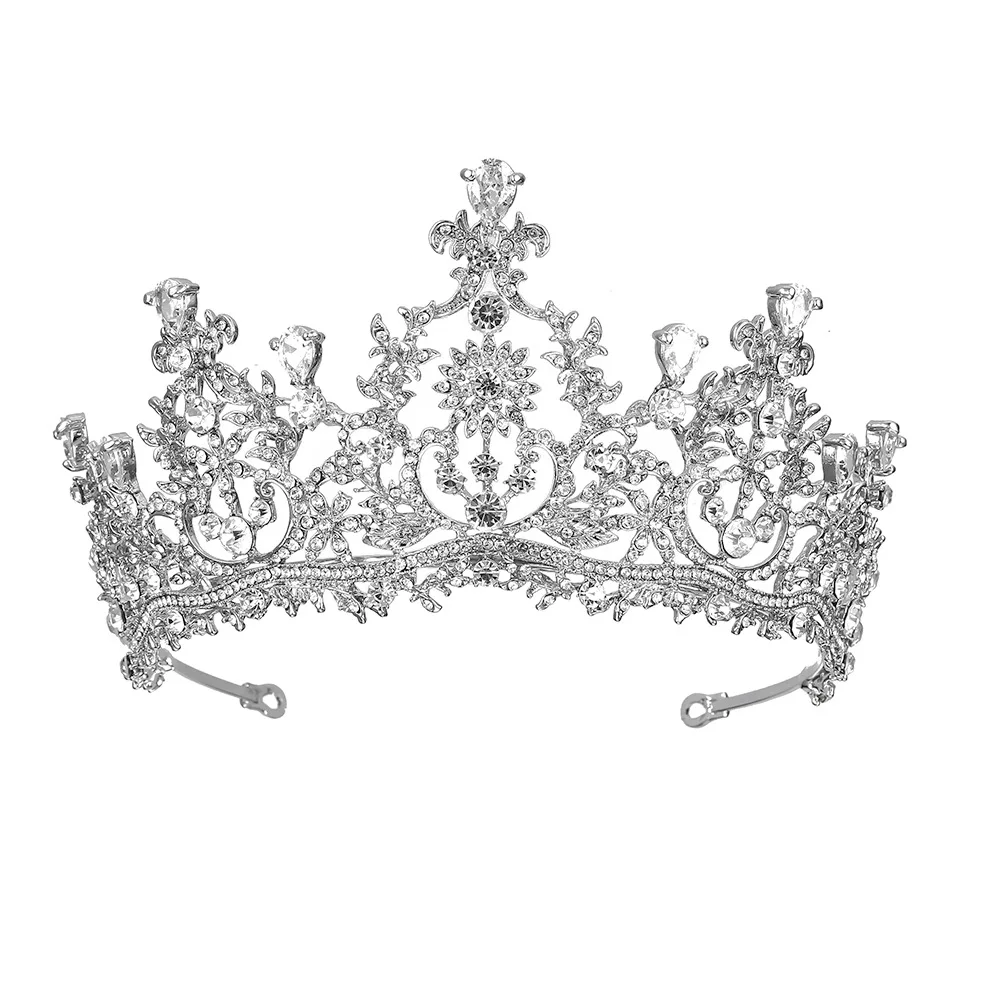 

New European and American Zircon Bridal Crown Princess Queen's 18th Birthday Crown Bridal Headwear Wedding Accessories