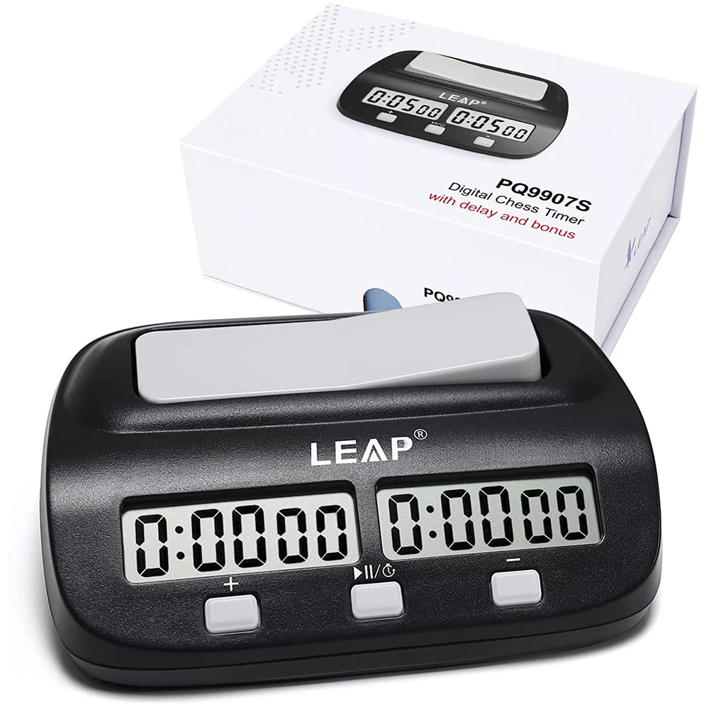 LEAP Chess Clock Digital Count Down Chess Timer Professional Board Games Bonus Competition Master Tournament with Alarm Function