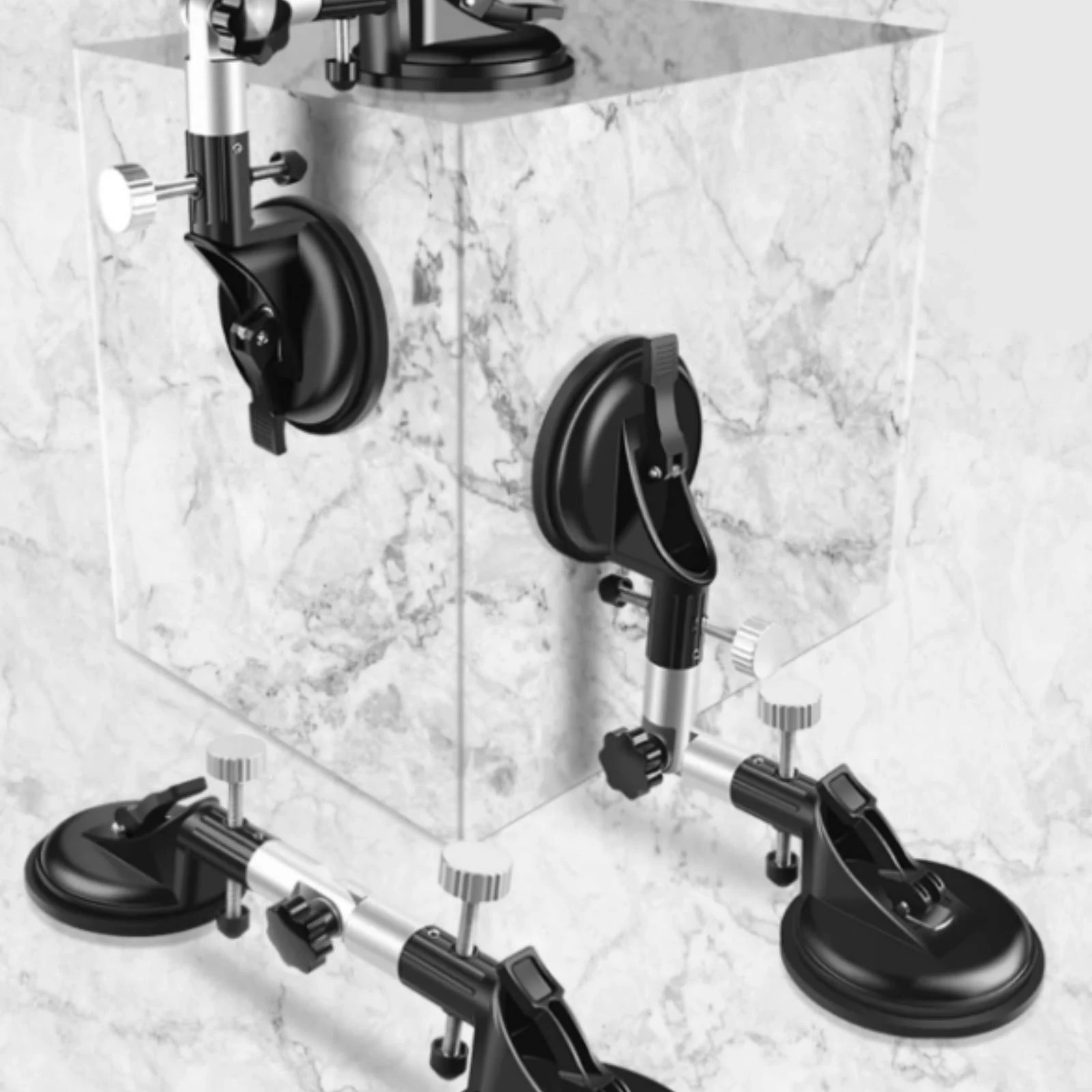 Suction Cup Alignment Tool Adjustable Seam Setter for Tile Installers, Glass Handling
