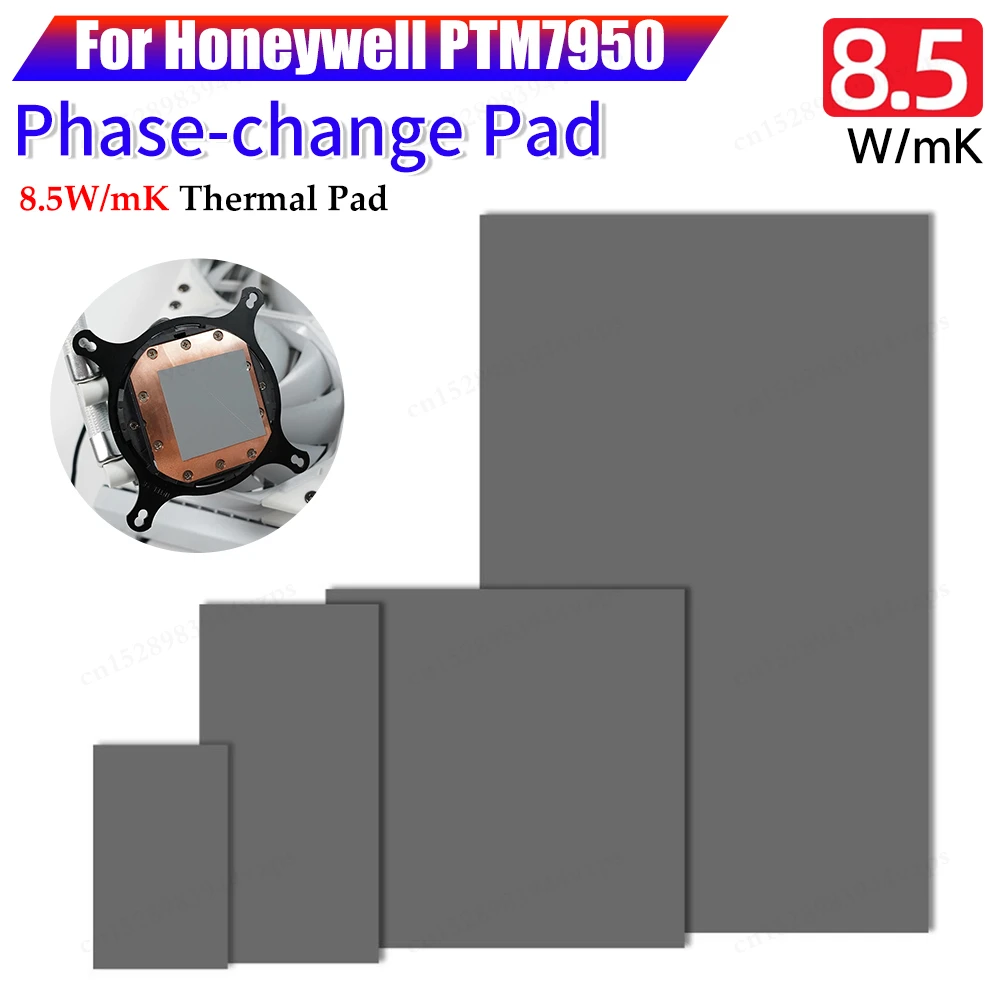

PTM7950 Honeywell Thermal Pad Phase-change Pad For Laptop GPU CPU Heat Dissipation Silicone Thermal Pad Gasket 8.5W/mk