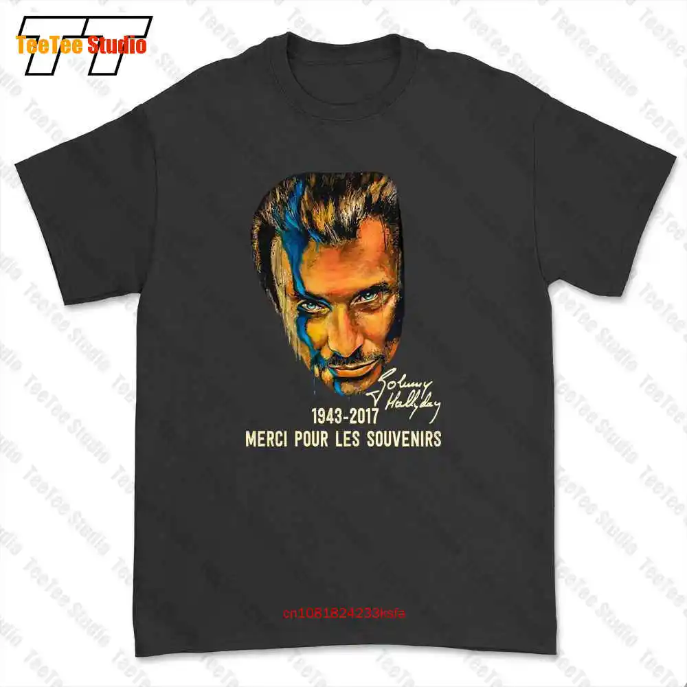 Johnny Hallyday 1943 2017 Merci Pour Les Souvenirs T-shirt Tee DQUZ