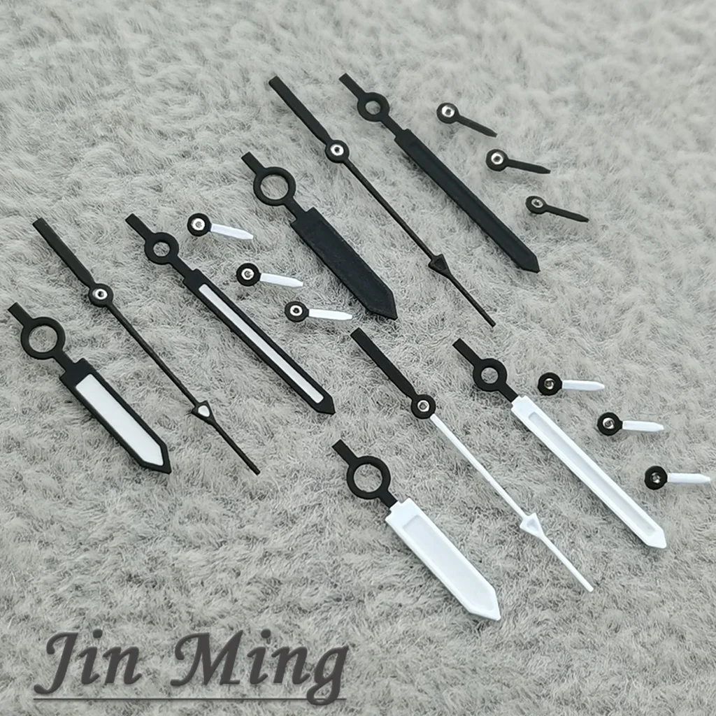 Luminous VK63 Watch Hands Set of 6 Pins White Black Silver Gold Green Pointers for VK63 VK63A Quartz Movement High Quality - view 2
