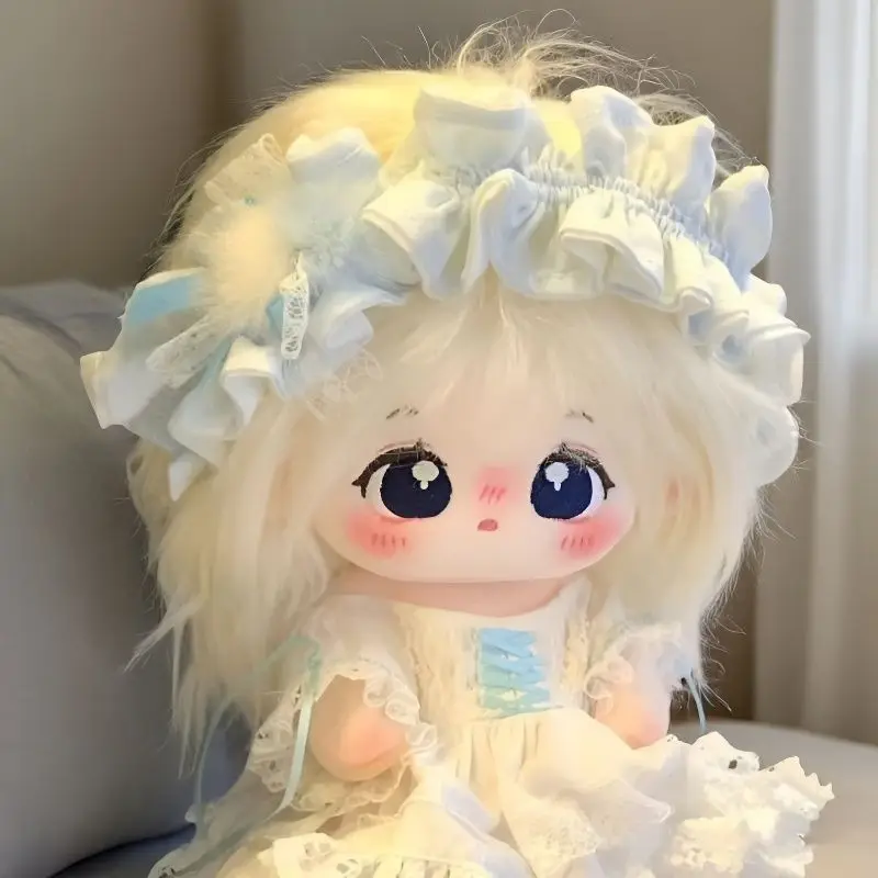 A 20cm-sized cotton doll, along with a cute baby lamb costume accessory doll view 2