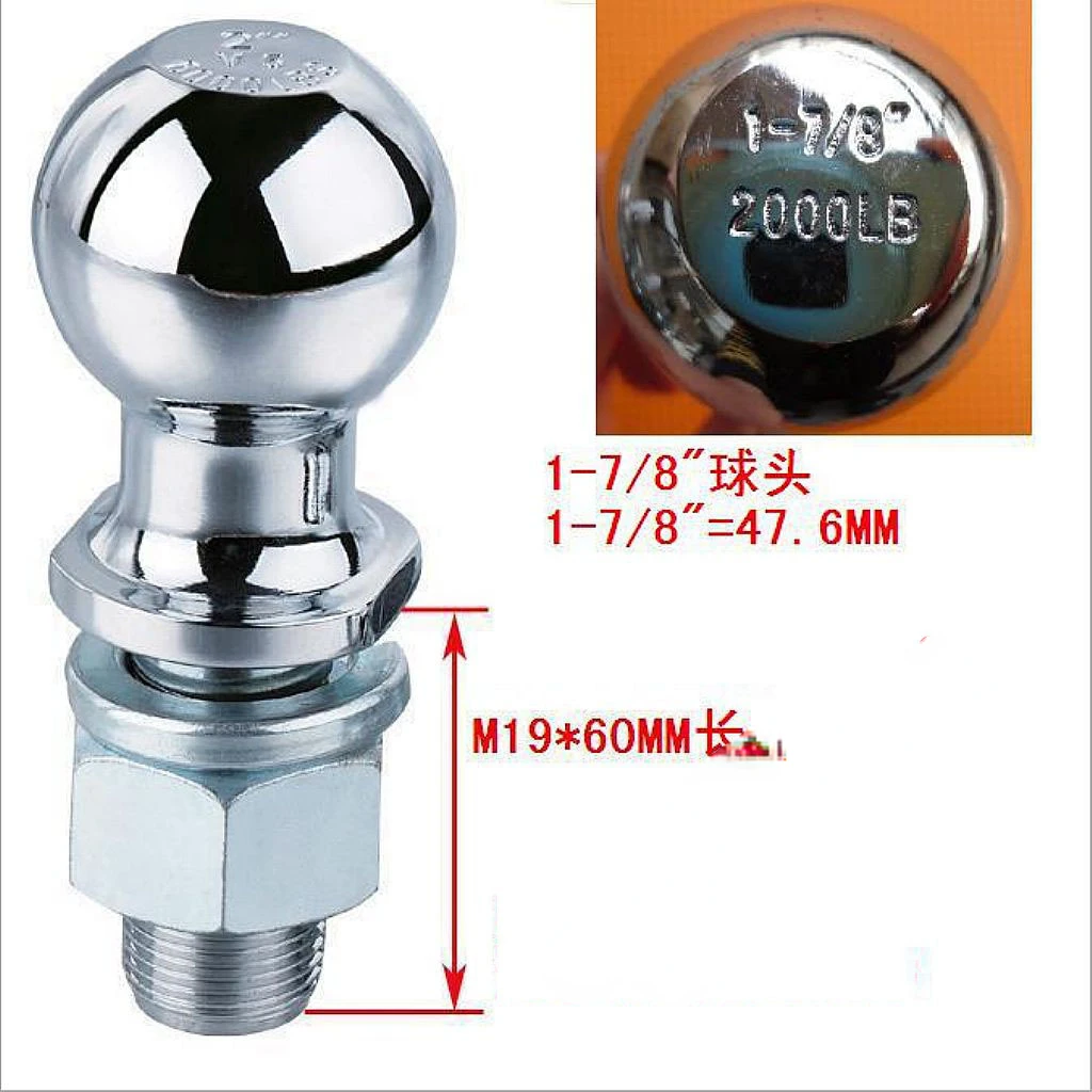 Trailer Ball Ball Joints Trailer Accessories Connectors Car Connection 2 inch 50mm 1-7/8 inch