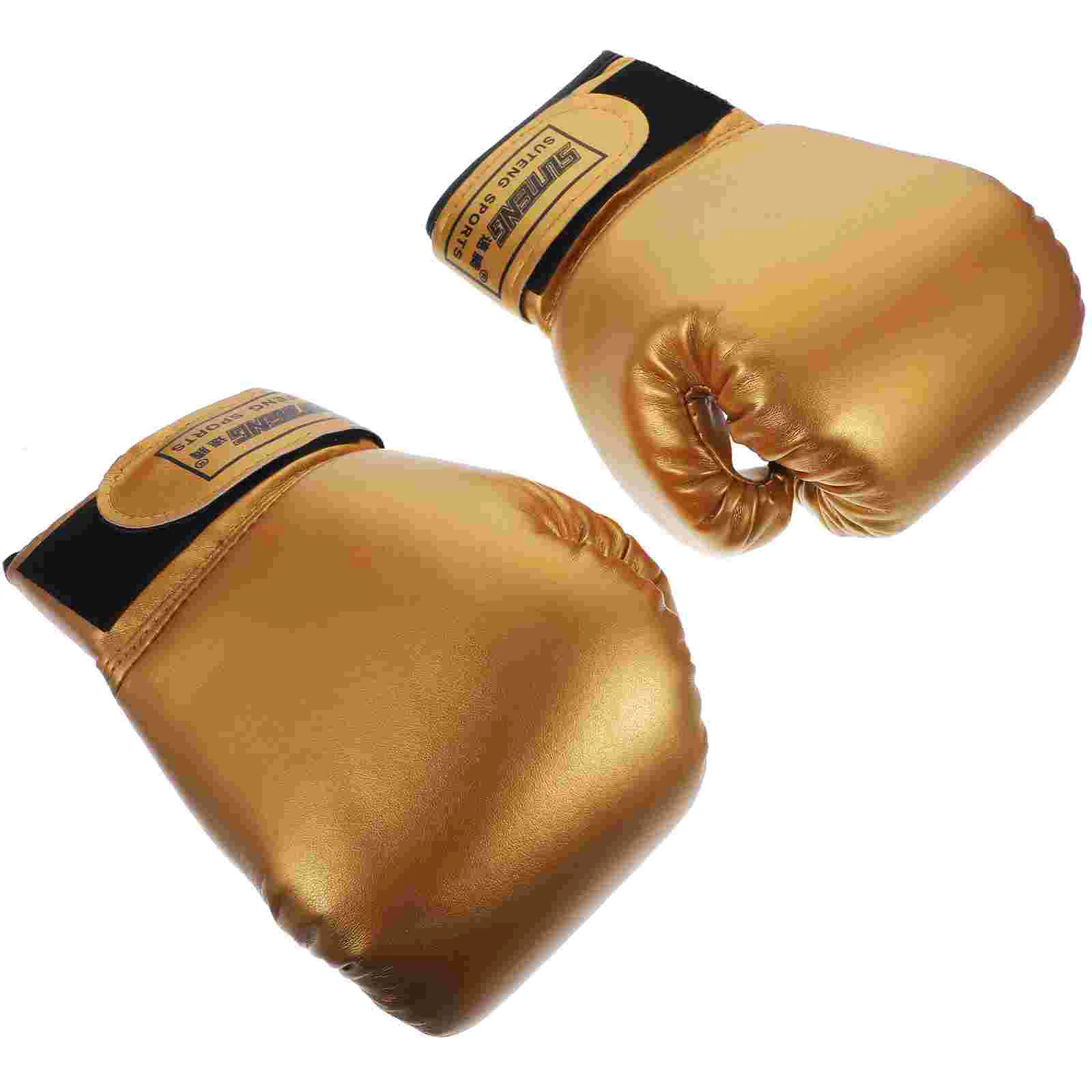 1 Pair Children Boxing Gloves Pearly Lustre Pure Color Boxing Gloves Sponge Forming Liner Boxing Gloves Stylish Boxing Sandbag G