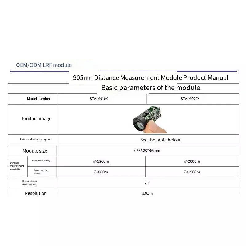 2000 Meter Laser Ranging Module Unmanned Aerial Vehicle Pod Thermal Imaging Night Vision Device Ranging Sensor - Image 5