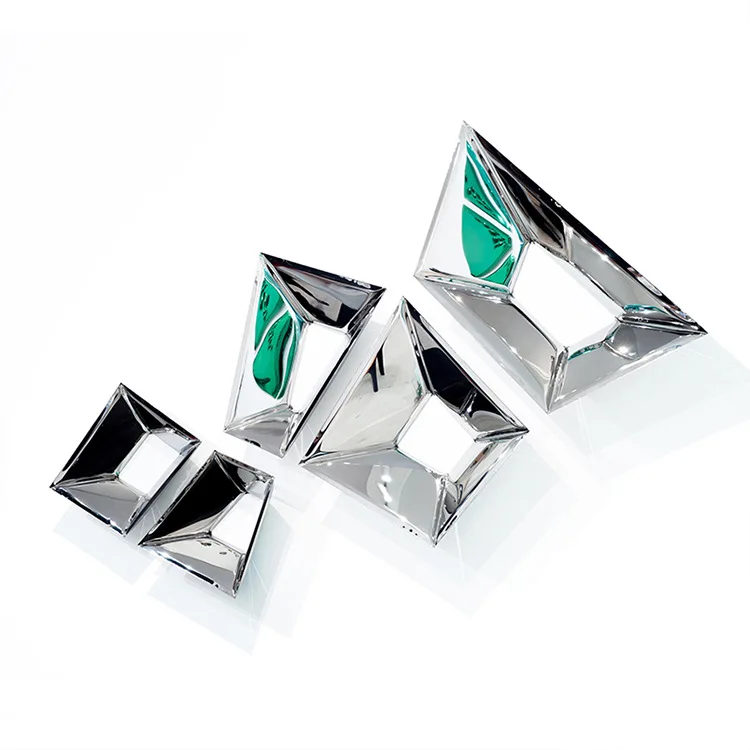 

Modern, light luxury creative living room hotel exhibition hall, villa Internet celebrity diamond mirror ornament wall