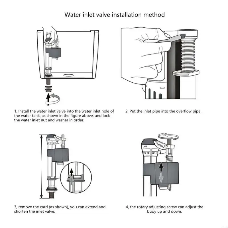 Tool Installation Toilet Fill Valves Adjustable Height Toilet Fill Valves