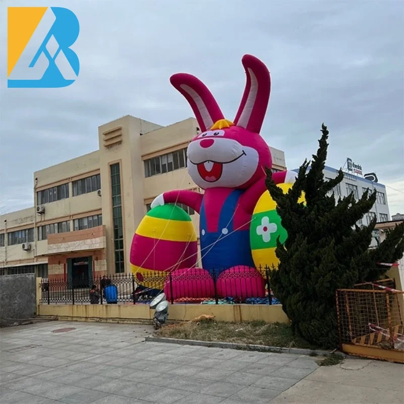 Personalized Event Party Supplies Huge Inflatable Easter Bunny for Decoration Toys