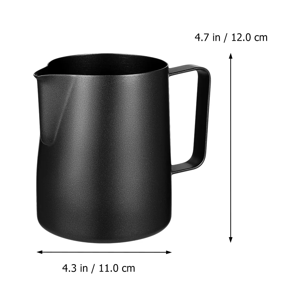 

2 Pcs Drawing Cup Set Latte Art Frothing Pen for Coffee Creamer with Scale Stainless Steel Cups