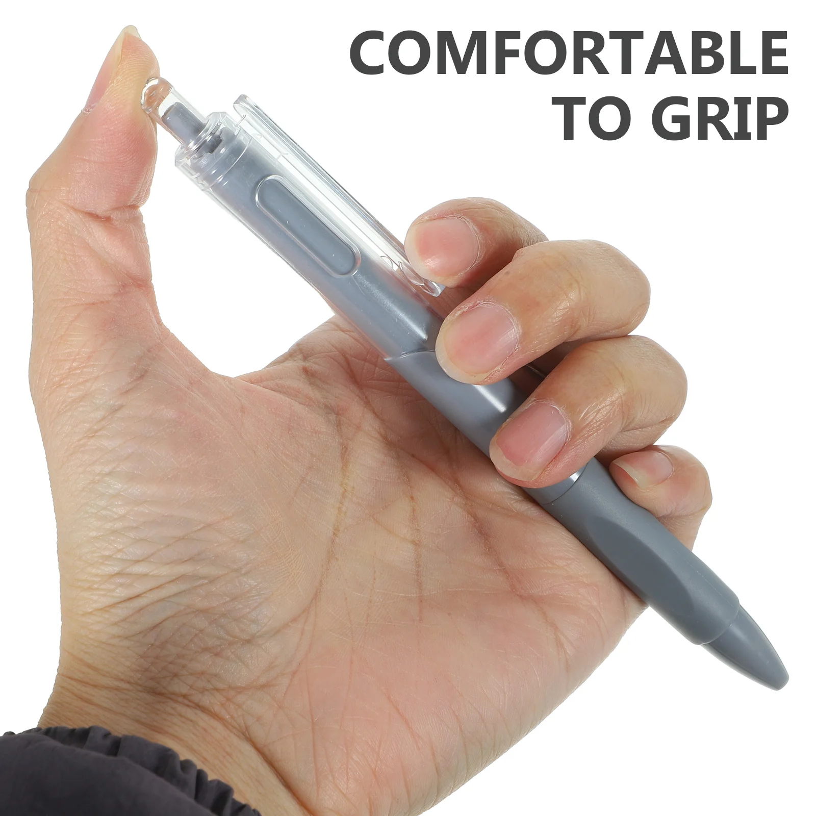 

5 шт. шариковые ручки эргономичный дизайн гладкое письмо портативные для офиса, школы, дома, ежедневного использования, многофункциональные аксессуары для письма