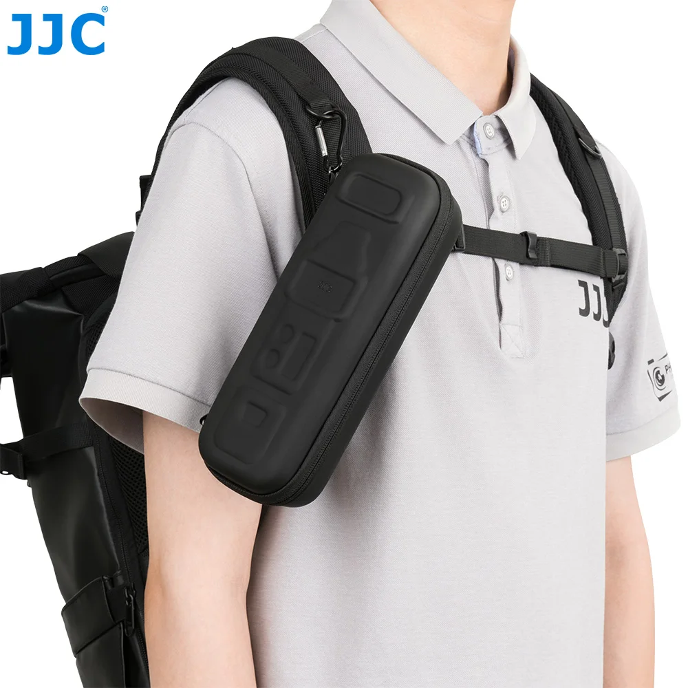 JJC PU Camera Carrying Case For Insta360 Luna Ultra Accessories Portable Travel Storage Bag Waterproof Protective Cover Case - view 5