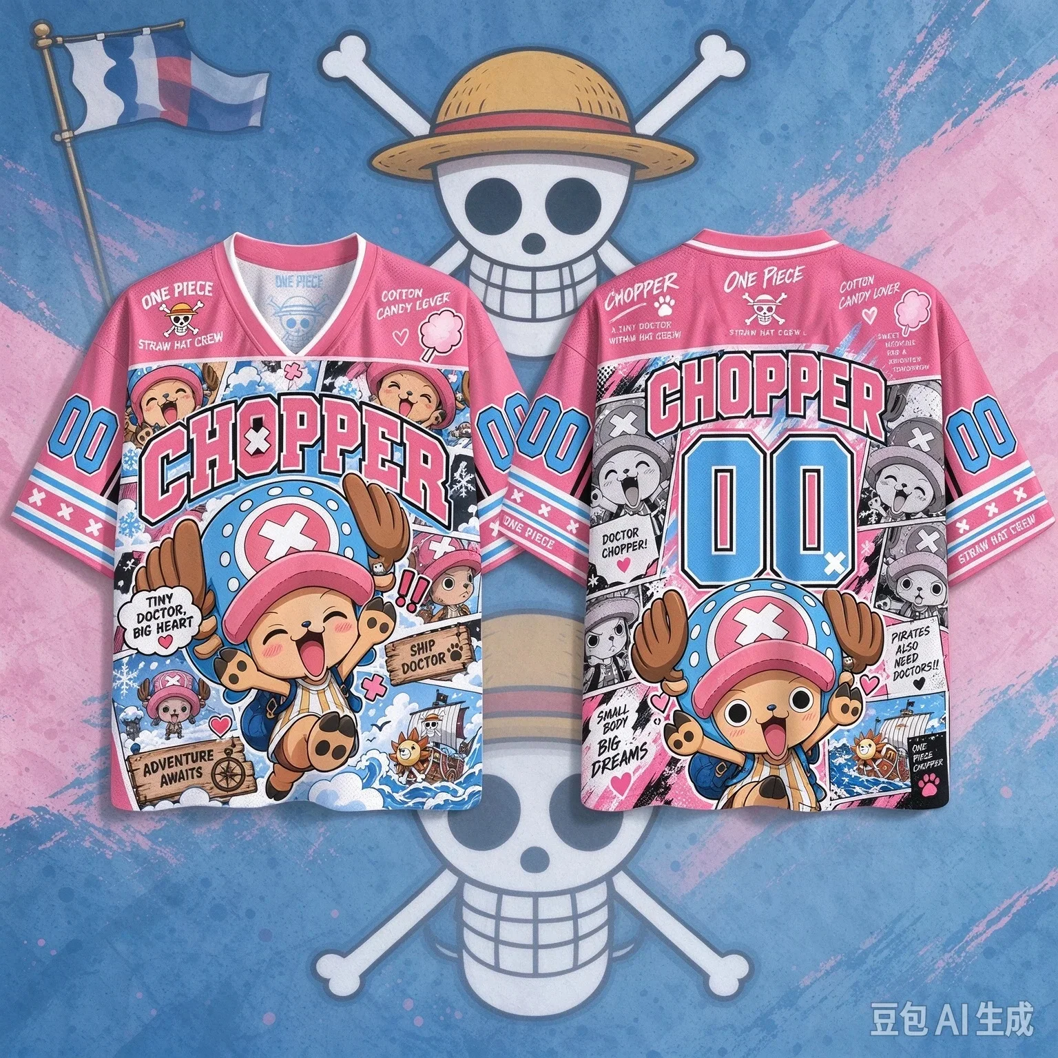 2026 One Piece Anime Print T-Shirt Fans Loose Hip Hop Summer Anime T-shirt Casual Sports T-shirt Suitable for Both Men and Women
