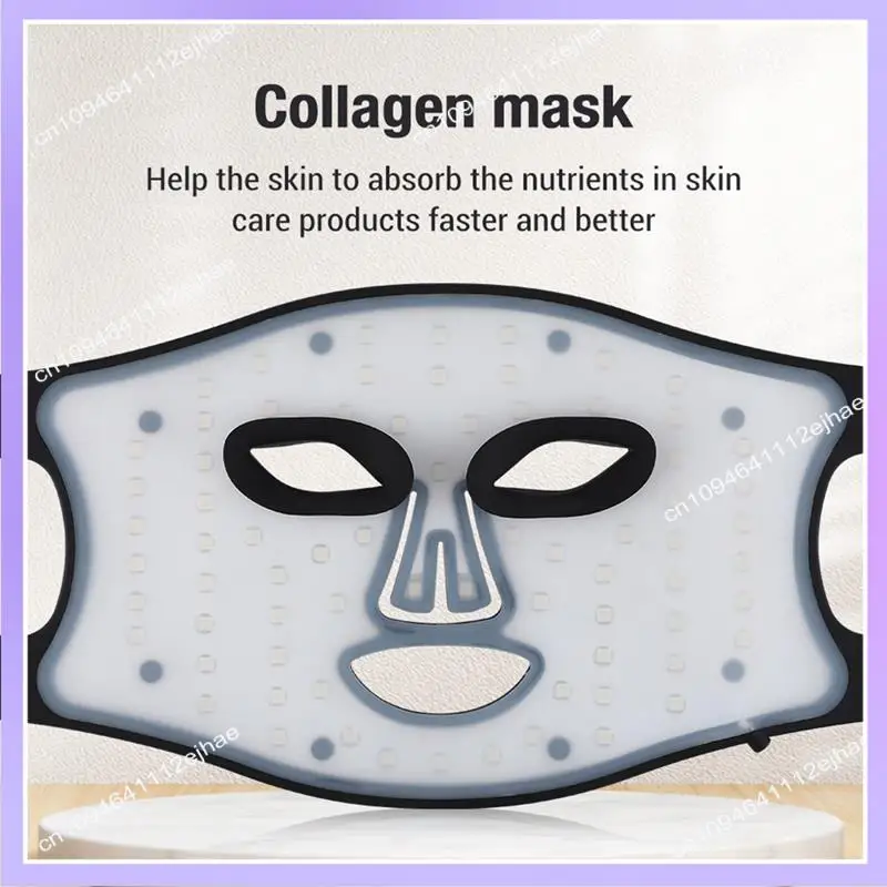 قناع إلكتروني N83R USB لتجديد شباب IPL يضيء الخطوط الدقيقة ويضيء لون البشرة بشكل مريح للمس