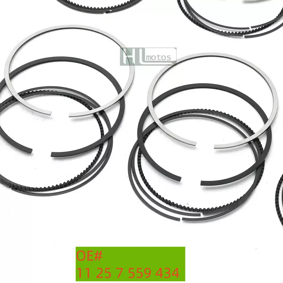 Premium 6pcs Piston Rings Φ85mm STD for BMW E60 E61 E83 E85 E86 325i 328i 330i 525i 528i 530i X3 X5 Z4 N52 N53 3.0L 3.0 L6