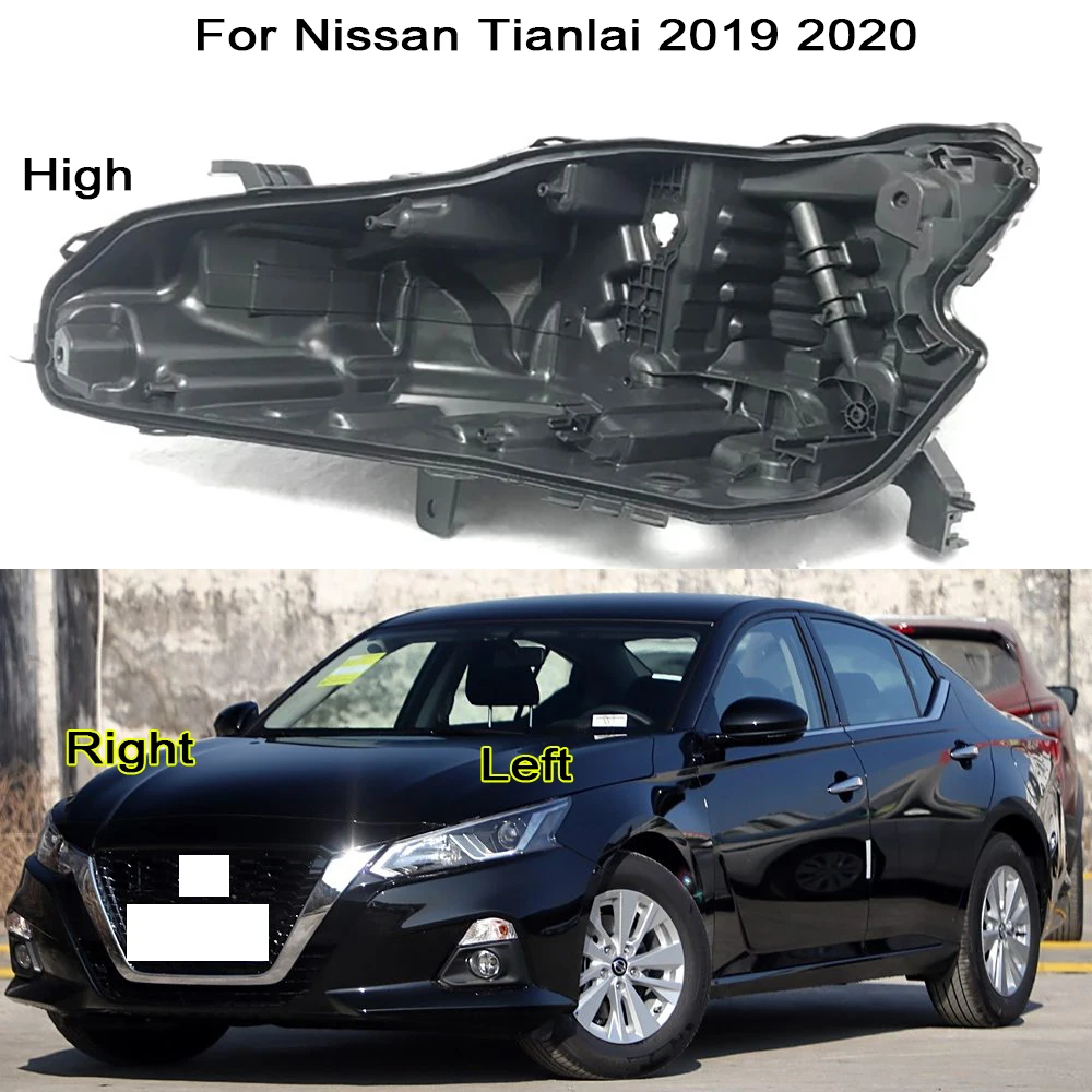 

For Nissan Tianlai 2019 2020 High configuration Headlight Base Headlamp House Car Rear Base Auto Headlight Back House