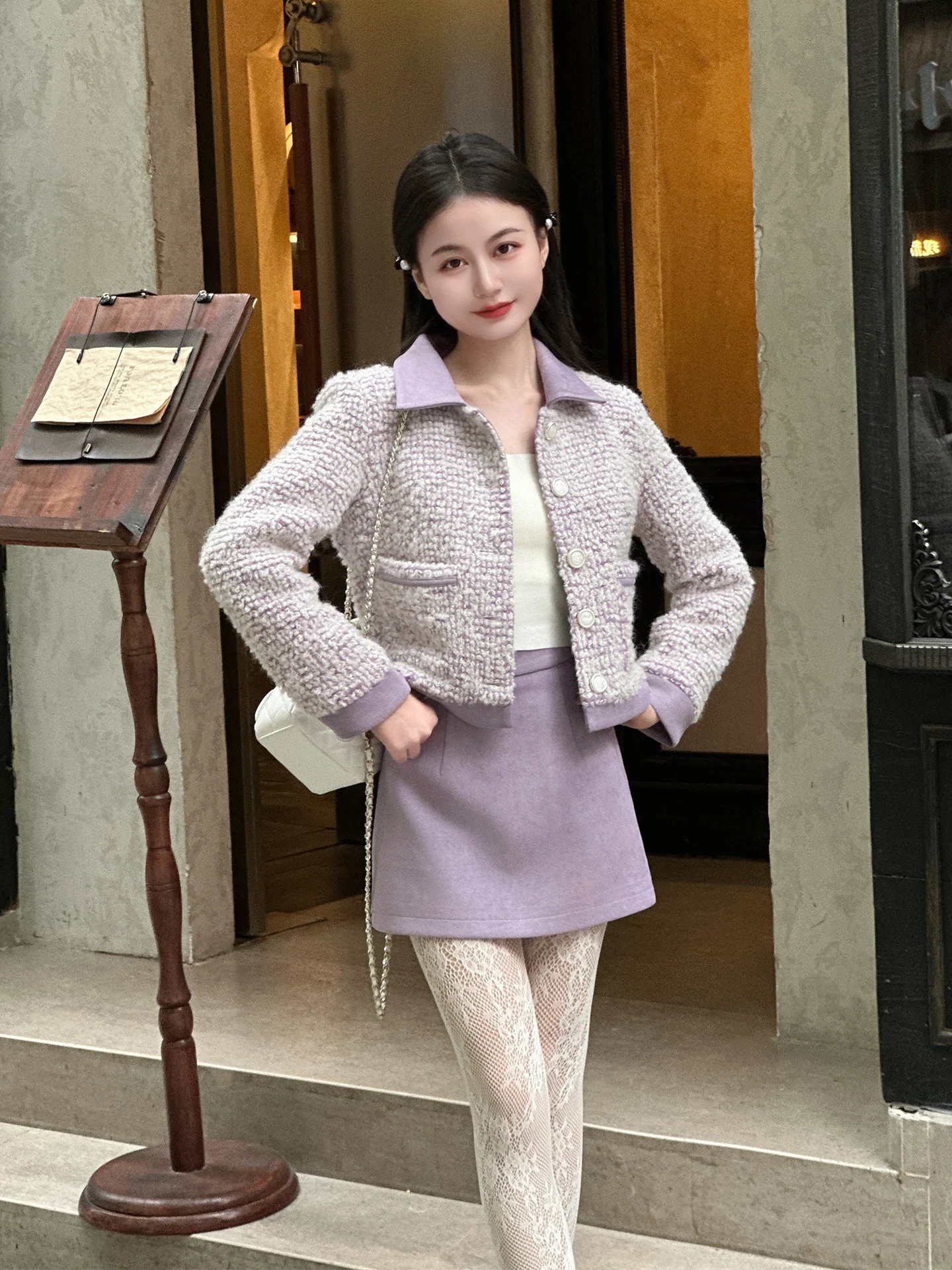 

Fraant Lady SmallNAJiao Quilted Jaet Women's Faion Warmth Anti-Aging Cozy High-End Sle Commute Straight Cut Thiened