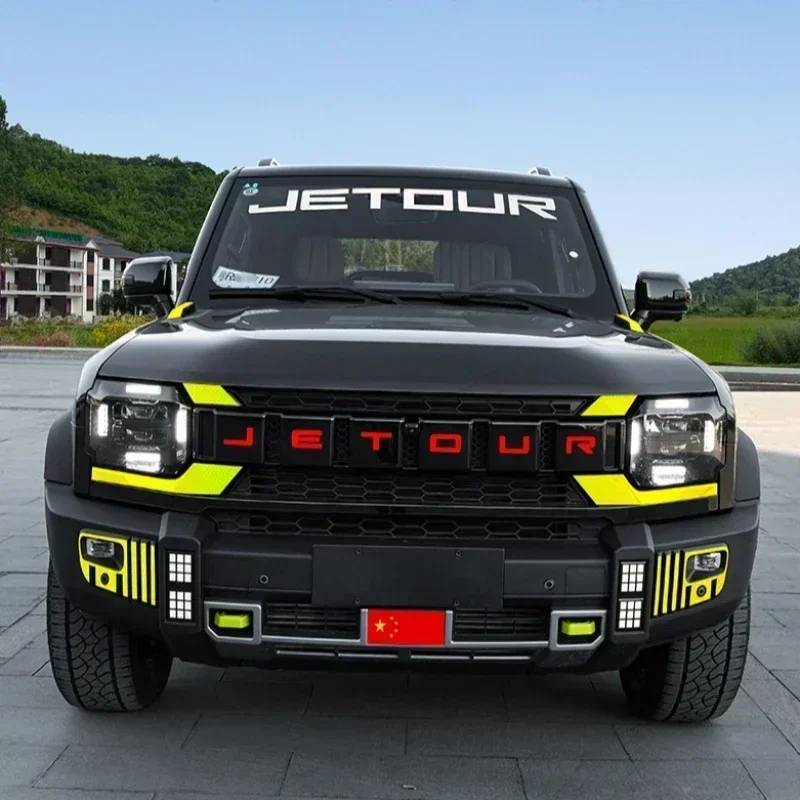 For Jetour Traveler/Shanhai T2 Car Spare Tire Cover Wheel Hub External Stickers Decorate Car Body Products  Auto Accessories
