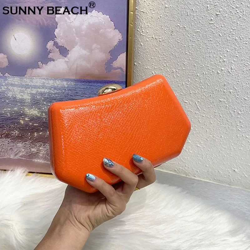 

Модная вечерняя коробка неправильной формы, клатч, кошелек для телефона, сумка через плечо, цепочка на день, свадебная вечеринка, женский выпускной