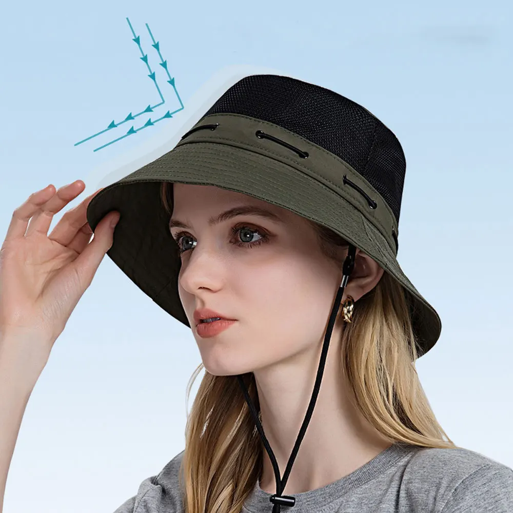 Cappello professionale per la protezione solare da alpinismo all'aperto resistente ai raggi UV viaggio campeggio pesca cappello da sole universale per uomini e donne