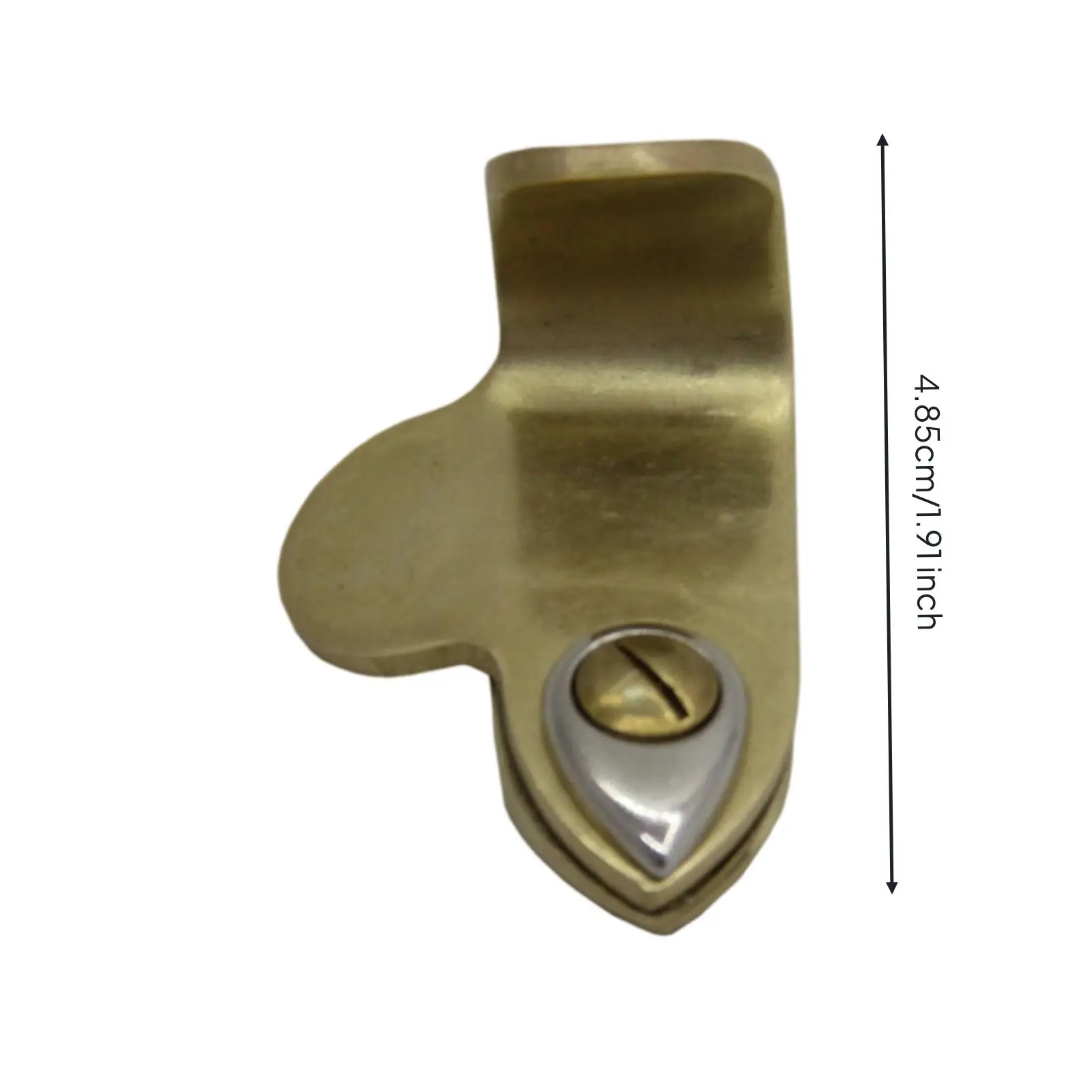 Metal Saxophone Thumb Rest for Alto Sax Hand Support Ergonomic Finger Guide Screw Mount Brass Replacement Part