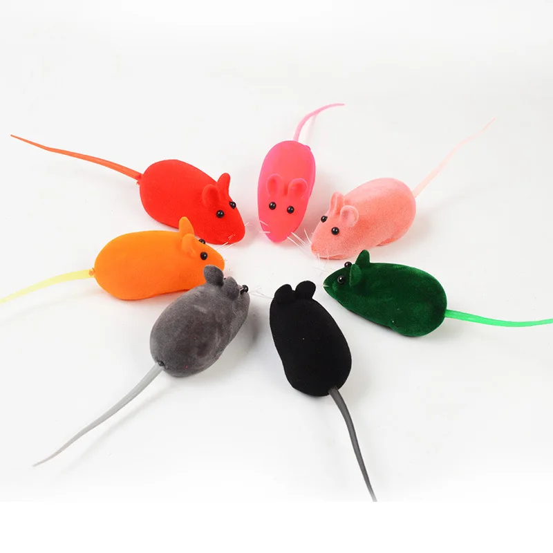 Sound Rubber Simulation Mouse for Kitten Accessories Gifts Enamel Mouse Bite  Pet Cat Toys Interactive Resistance Pet Toys