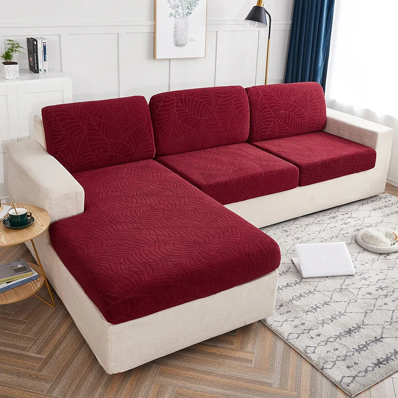 Couch Covers for Sectional Sofa Washable Stretch Soft Sofa L Shape Sofa Slipcovers Anti Slip Furniture Decor Protector for Pets 4