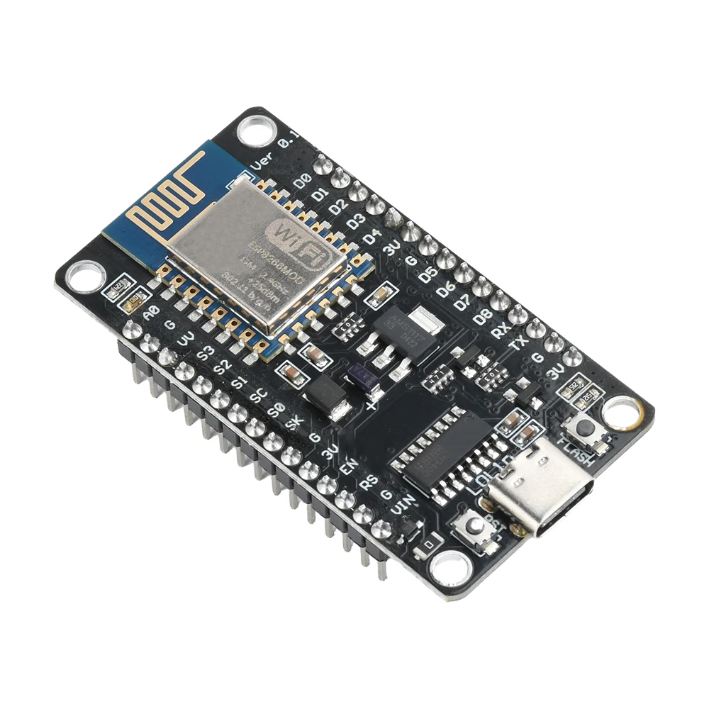 DC+Type-C Port ESP8266 Wireless Module CH340 CH340G NodeMcu V3 Lua WIFI Internet of Things Development Board Based