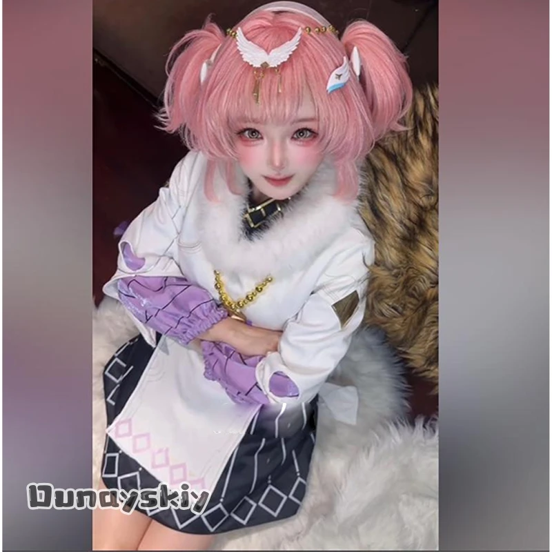 

OHaYo*Wuthering Waves Young Aemeath Cosplay Costume Anime Game Outfit For Halloween Party Role Play Clothing With Cute Hair Size