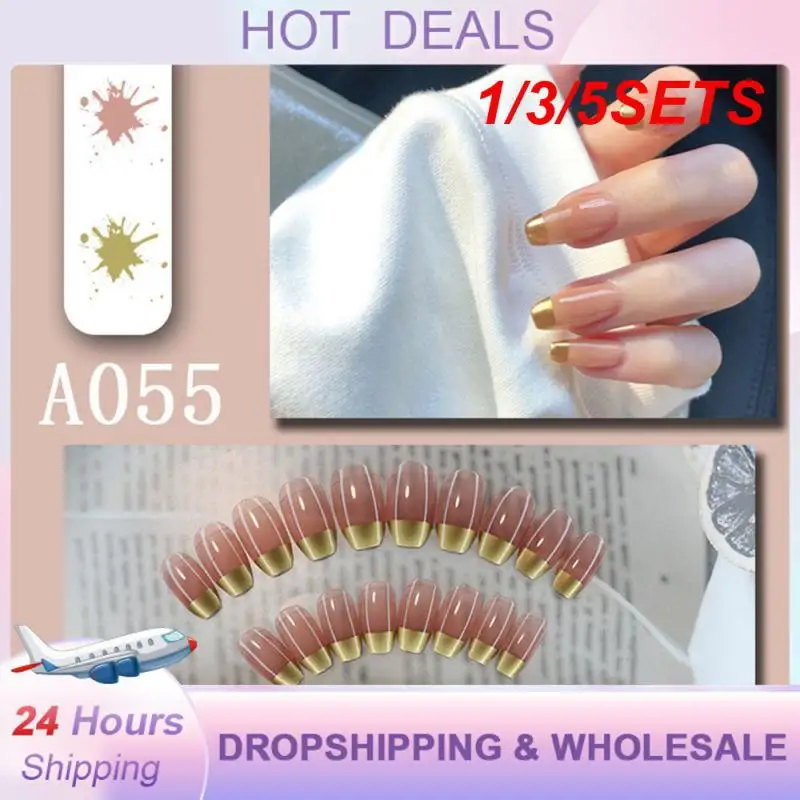 1/3/5SETS Removable Salon-quality Instant Manicure Versatile Viral Sensation Innovative Hottest Nail Accessory