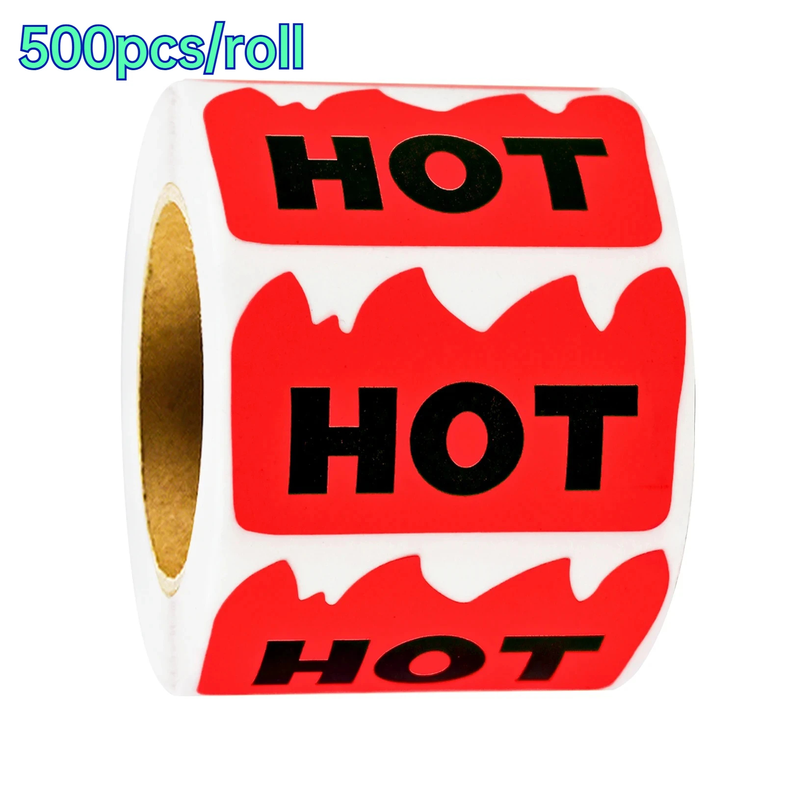 Flame-Shaped Hot-Selling Product Labels Stickers Hot-Selling Product Labels for Hot-Selling Product Packaging Decoration Labels