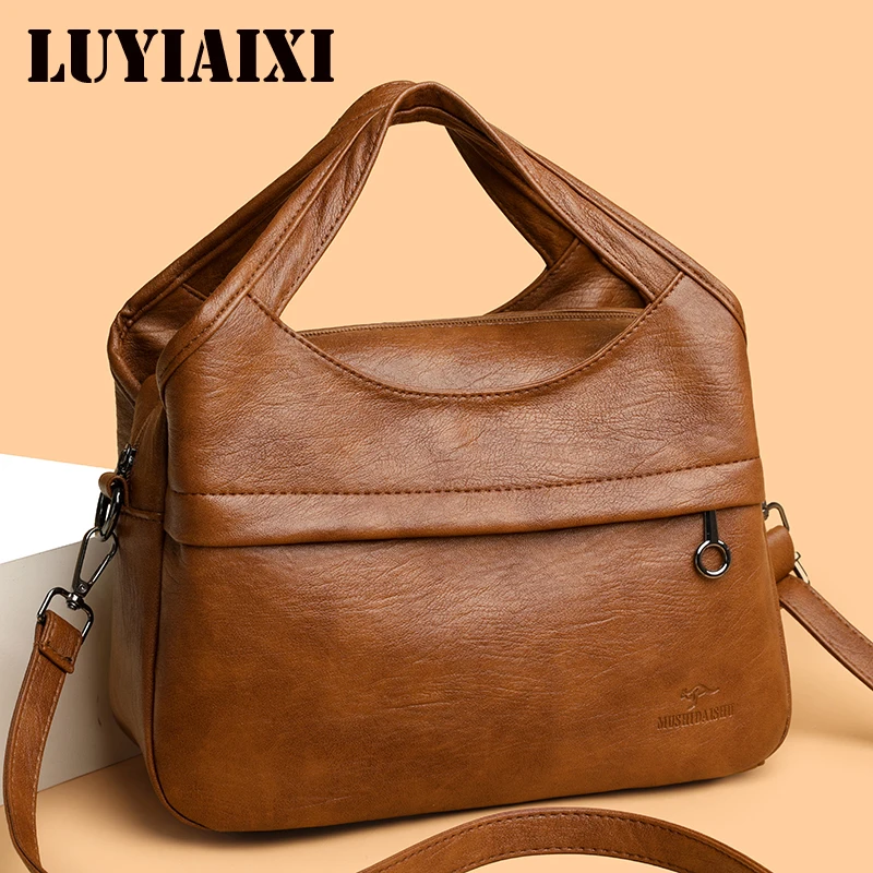 

Fashion Solid Color PU Zipper Simple Sweet Handbags 2026 Hot Sale Versatile Portable Square Shoulder & Crossbody Bags for Women