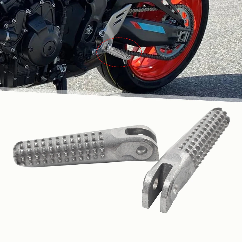 Motorbike Front Rider Footpeg Footrest Pedals For Yamaha MT09 SP 2021-2023 YZF R7 XSR900 2022-2023