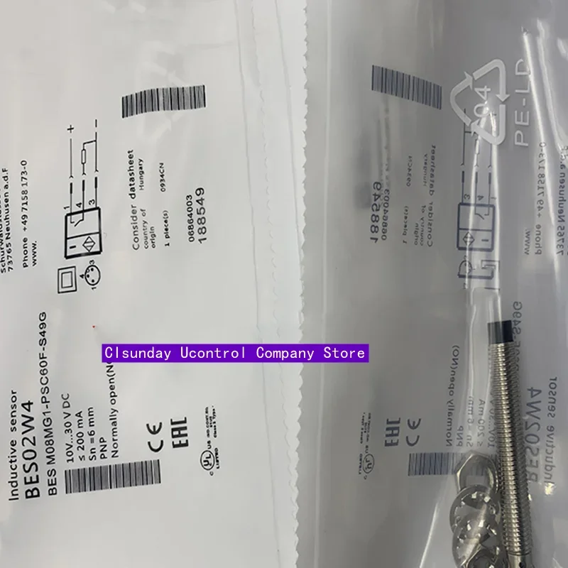 2pcs New BES02W2 BES M08EH1-POC60F-S49G proximity switch