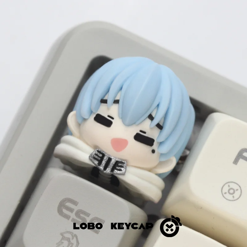 Frieren Beyond Journey's End Series Personalized Gaming Keyboard Keycap Resin Anime Cartoon Peripheral Cute Frieren Keycap Gift