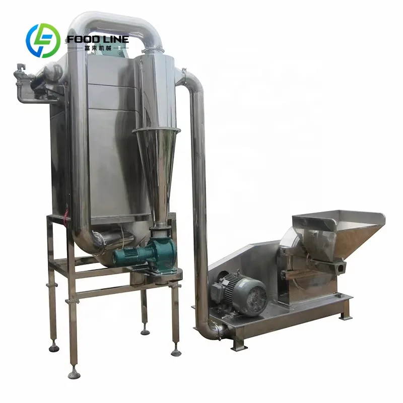High Speed New Milk Pulverizer Machine Food Grade Stainless Steel 50-200 Mesh Grinding No Dust for Snack Food