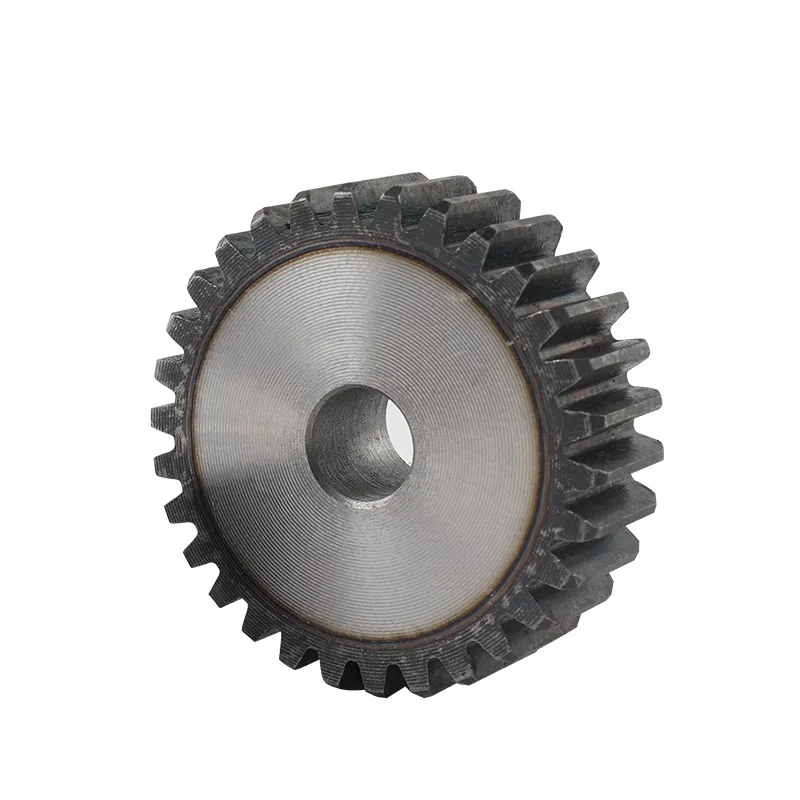 فلات جير 45 # ترس محرك فولاذي لوحدة محرك الرف 2 ترس حفز 10/11/12/13-25 أسنان #6